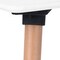 Homeroots 32" White and Natural Wood Square Dining Table 568216 - alternate 6