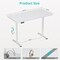 Simple Deluxe Electric Standing Desk, Adjustable Height Stand up Desk, 24x55 Inches Sit Stand up Desk with Cable 3A88TDESKP5524V3WHT - alternate 4