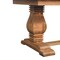 Homeroots 71" Brown Solid Wood Double Pedestal Base Dining Table 719513 - alternate 6