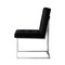 Homeroots Set of Two Tufted Black and Silver Upholstered Velvet Dining Side Chairs 543551 - alternate 5