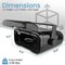 Pyle Durable Universal Marine Stereo Cover, Black PLMRCB3 - alternate 5