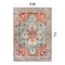 World Rug Gallery Transitional Medallion Washable Non Slip Area Rug 5 ft x 7 ft Multi WR78MULTI5X7 - alternate 5