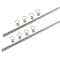 Mytee Products 4 Foot Aluminum L-Track 2 and Stud with Stainless Steel Ring 8, 8PK LTK4x2-LTKSx8 - alternate 8