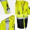 Dome75 DYNAMIC Series Class 3 Black Bottom Rain Trench Coat, HiVis Yellow, SM/MD DRT3432 - alternate 5