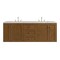 James Martin Vanities Laurent 72" Double Vanity, Honey Oak w/ 3 CM Eternal Jasmine Pearl Silestone Top 545-V72-HNO-3EJP - alternate 8