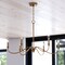 Vaxcel Annabelle 6-Light 30 in. Wide Brass Gold Farmhouse Candle Chandelier H0318 - alternate 6