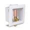 Everflow Icemaker Outlet Box W/ Hammer Arrester, 1/2'' Push-Fit, White ABS (Single) SB100-UH - alternate 1
