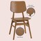 Alaterre Furniture Calais Dining Set of 2 Dining Chairs Solid Wood Chair Set w/ Minimalist Design ANCA3390 - alternate 6