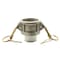 Firesafe 2-1/2" Female Camlock Coupler x 2-1/2" Male NPT Aluminum Fitting with Brass Handles - Style B 8613007 - alternate 3