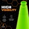 Xpose Safety Traffic Safety Cone, 28 in, Premium PVC, No Collar, Lime Green, 4 pk LTC28-4-X-S - alternate 5