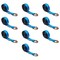 Mytee Products 2inx20ft Blue Winch Straps w/Wire Hooks for Flatbed Truck - 3333 lbs WLL, 10PK WS220WH-Bx10 - alternate 1
