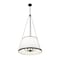 Z-Lite Madeline 6 Light Pendant, Matte Black/White, 24 In W x 44.75 In H 1954P24-MB - alternate 5