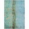 Homeroots 3' X 5' Blue And Gold Abstract Washable Indoor Outdoor Area Rug 578010 - alternate 6