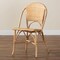 Bali & Pari Jaylyn Bohemian Natural Rattan Dining Chair 256-13688-ZORO - alternate 9
