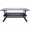 Lorell Monitor Riser, Sit-To-Stand, Black LLR81974 - alternate 1