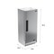 Koolmore 25 in. Commercial Stainless Steel 1-Door Reach-In Refrigerator, 12 cu. ft. RIR-1D-SS12C - alternate 6