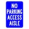 Sign Solutions Usa Parking Sign, 12 in W, Aluminum Sign, White DCS06DWT1218CUS00133 - alternate 1