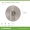 Symmons Dia Wall Mounted Single Handle Shower Valve Trim (Valve Not Included) 3590BSTNTRM - alternate 3