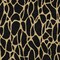 Homeroots 8' X 10' Black And Gold Geometric Washable Indoor Outdoor Area Rug 599181 - alternate 5