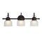 Jonathan Y Virginia 25.25" 3-Light Metal/Glass LED Vanity Light, Oil Rubbed Bronze JYL7409C - alternate 1