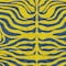 Homeroots 5' X 8' Yellow And Blue Animal Print Washable Indoor Outdoor Area Rug 600715 - alternate 5
