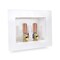 Everflow Washing Machine Outlet Box, Dual Drain, Assmbld W/ 1/2'' PEX A Valves & Hammer Arrestors, White ABS SB200-FH - alternate 1