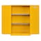 Sandusky Lee Heavy Duty Welded Steel Flammable Safety Cabinet, 43x18x65, Yellow SC450F-P - alternate 5