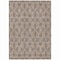 Homeroots 8' X 10' Ivory Taupe And Beige Floral Washable Indoor Outdoor Area Rug 582281 - alternate 5