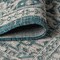 Jonathan Y Sinjuri Medallion Textured Weave Teal Blue/Gray 5 ft Round Indoor/Outdoor Area Rug SMB101C-5R - alternate 6