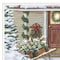 Homeroots Decorated Holiday Porch White Framed Wall Art 572092 - alternate 3