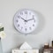 Clockswise Silver 10-In Analog Clock - Silent, Non-Ticking for Wall Battery-Operated Perfect for Home QI004744.SI.10 - alternate 6