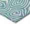 Homeroots 3' X 5' Teal Blue And Ivory Abstract Washable Indoor Outdoor Area Rug 599016 - alternate 8