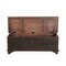 Homeroots 52" Brown Solid Wood Geometric Storage Ottoman 642287 - alternate 5