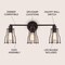 Jonathan Y Evelyn 24" 3-light Metal Vanity Light, Oil Rubbed Bronze JYL7421A - alternate 10
