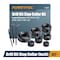 Powertec 7 Piece Drill Bit Stop Collar Set, Adjustable Drill Bit Depth Stopper w/ Allen Wrench, Inch Set 71491 - alternate 1