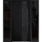 Vdomdoors Steel Door Deux 6078 Black Enamel 2 Sidelight Exterior Windows Sidelites/ Entry Door Painted W12+36 DEUX6078EXD-BLK-W12+36+12 X H80-LH-I - alternate 1