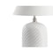 Jonathan Y Serge Swirl 28.5" Ceramic Bohemian Glam LED Table Lamp, White JYL6616A - alternate 6