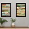 Homeroots Set Of Two Today is a New Day Faux Wood Slat Black Framed Print Wall Art, 2PK 405741 - alternate 3