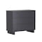 Manhattan Comfort Elara 38 in Solid Wood Dresser in Charcoal Gray (3-Drawer) DR1782-5 - alternate 1