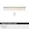 Amerock Streamline II 4 inch (102mm) Length Satin Nickel Cabinet Edge Pull, 10PK 10VMP37192G10 - alternate 3