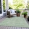 Homeroots 9' X 12' Sage And Gray Geometric Washable Indoor Outdoor Area Rug 595677 - alternate 4