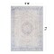 World Rug Gallery Blue Vintage Medallion Washable Rug - Flat Pile for Living Room or Kitchen 5 ft x 7 ft WR170BLUE5X7 - alternate 3
