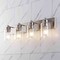 Jonathan Y Irving 27.75" 4-Light Seeded Glass/Iron Modern Contemporary LED Vanity Light, Nickel JYL7558A - alternate 10
