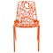 Leisuremod Modern Devon Aluminum Chair, Orange, 2PK DC23OR2 - alternate 5