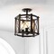 Jonathan Y Ferme 14" 3-Light Iron Rustic Farmhouse LED Flush Mount, Brown/Oil Rubbed Bronze JYL7502A - alternate 6