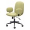 Homeroots Green and Black Adjustable Height Swivel Rolling Office Chair 556769 - alternate 3