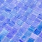 Apollo Tile Skosh 11.6inx11.6in Glossy Rainbow Blue Glass Mosaic Wall and Floor Tile 18.69 sqft/case, 20PK APLNB88BL578A - alternate 5