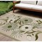 Homeroots 8' X 11' Ivory And Green Floral Indoor Outdoor Area Rug 548086 - alternate 5