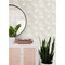 York Wallcoverings Vinca White Metallic Wallpaper GO8222 - alternate 5