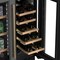 Koolmore Reserve 24 in. French Door Dual Zone Panel Ready Under-Counter Cooler with Wooden Shelves KM-CWB24-WPR - alternate 5
